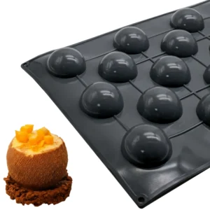 format_40x60 Tam Küre Pasta Kalıbı, Silikon Tam Küre Pasta Kalıbı, Kokonat Pasta Kalıbı6